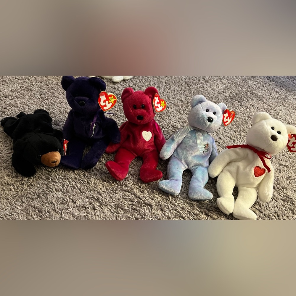 🔥 HOT DEAL! 5 Ty Beanie Babies – ALL with Tags, Grab Them All!! 🔥